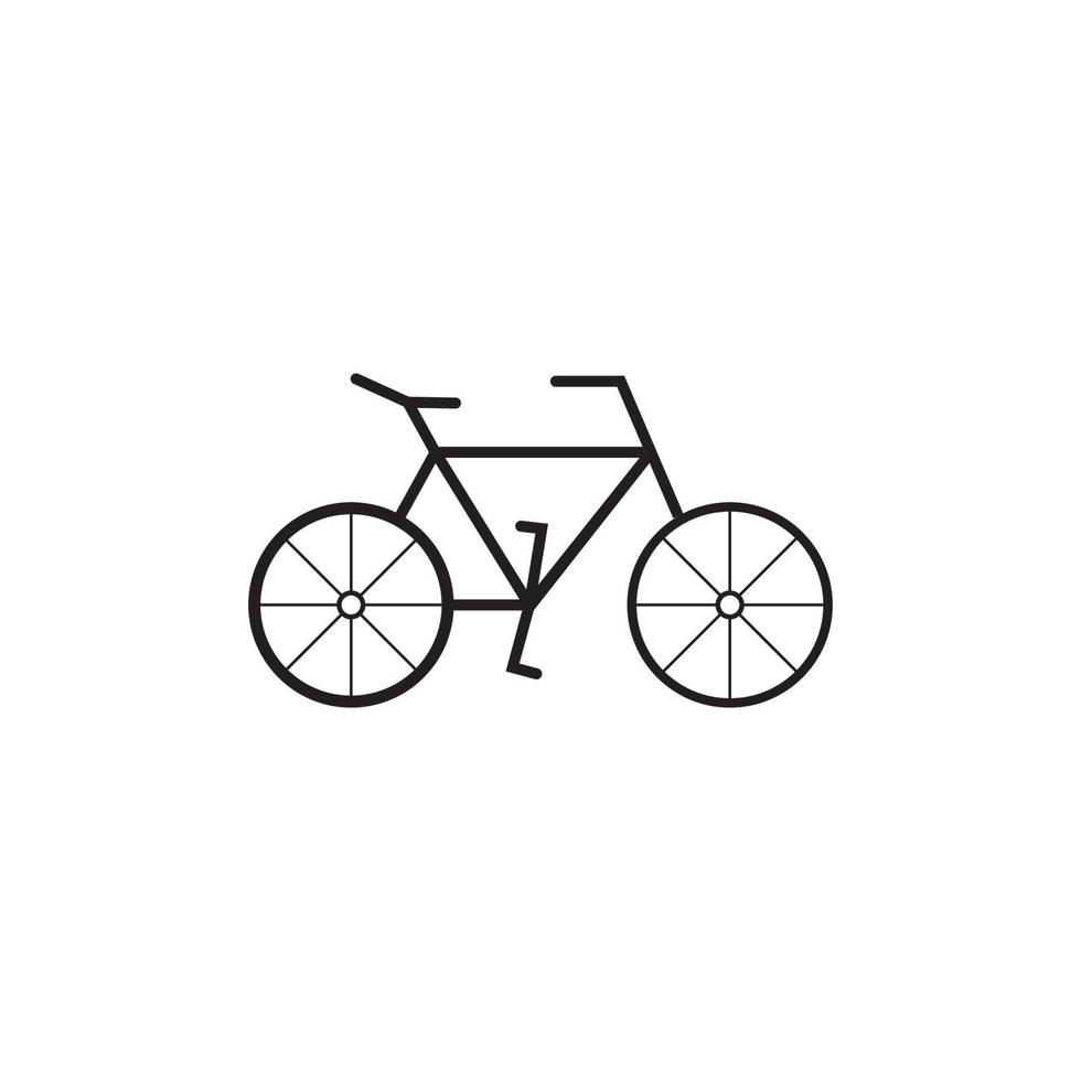 Fahrrad-Icon-Vektor-Design-Vorlage vektor