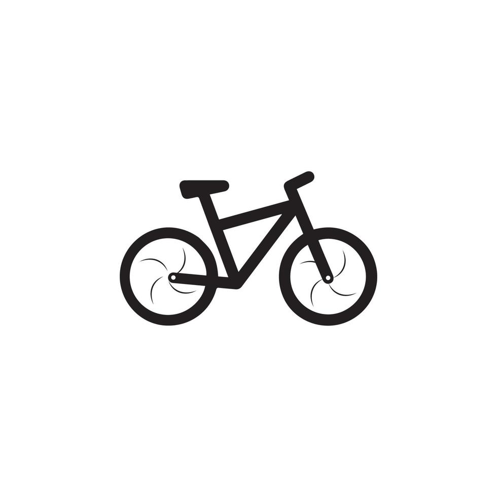 Fahrrad-Icon-Vektor-Design-Vorlage vektor