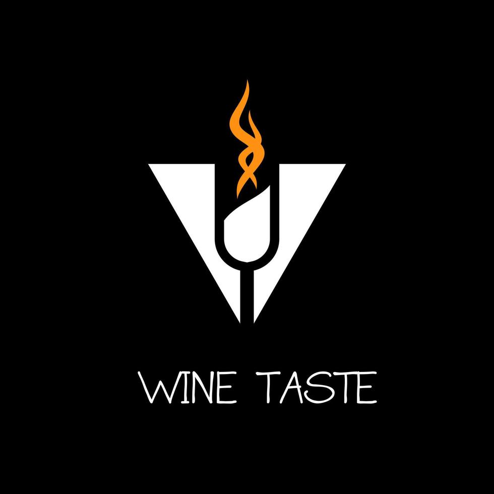 weinglas und spritzendes symboldesign. Vektorillustration auf schwarzem Hintergrund. Glaswein-Symbol. Getränk-Silhouette-Symbol. Vektor isoliert. Wein-Logo. Bar-Logo. Prost mit fünf verschiedenen Gläsern