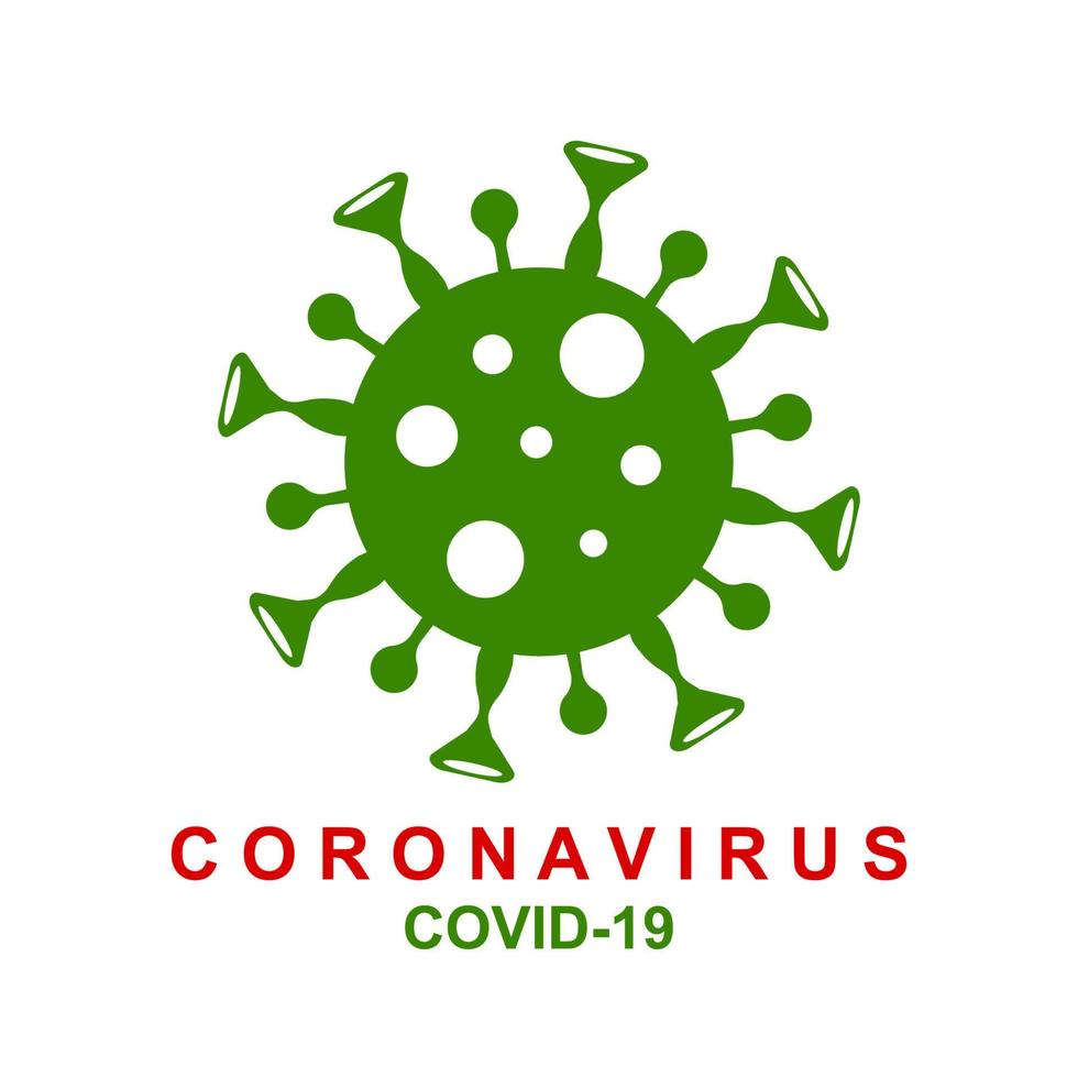 coronavirus, illustration av coronavirus. global spridning vektor