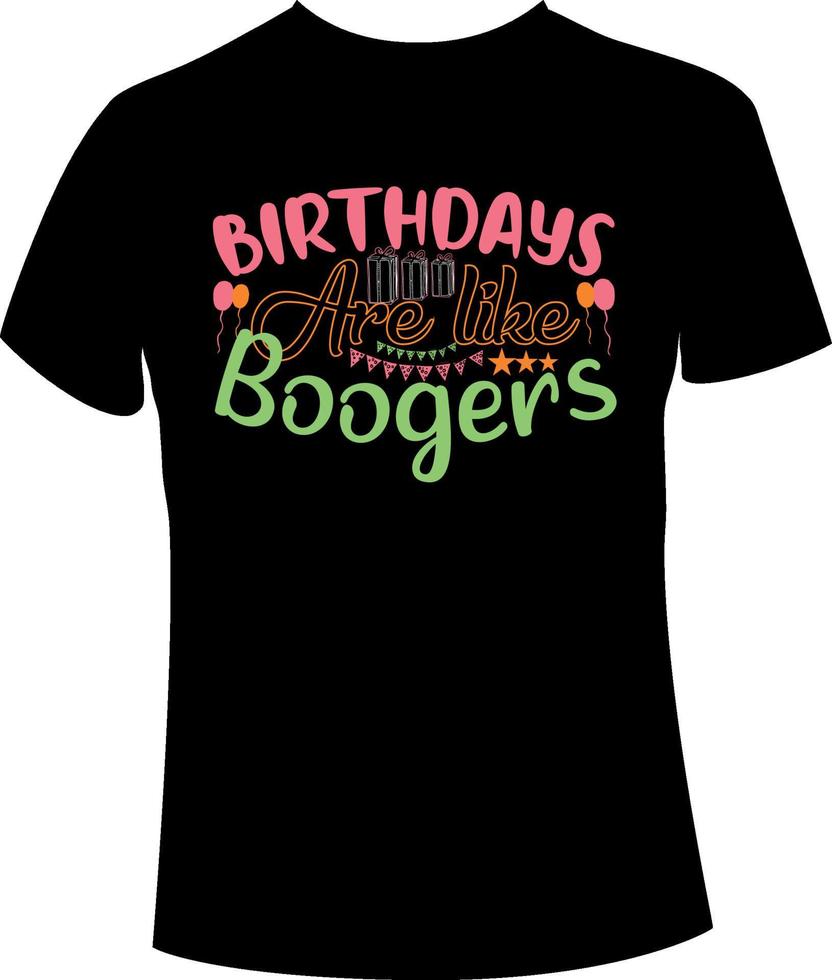 Geburtstag T-Shirt-Design vektor