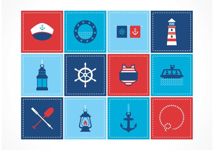 Gratis Nautical Vector Ikoner