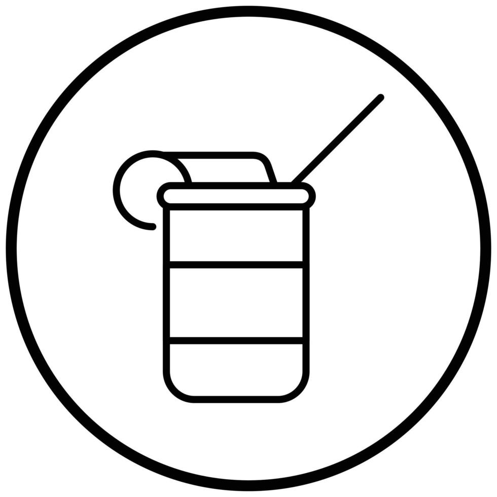 Joghurt-Icon-Stil vektor