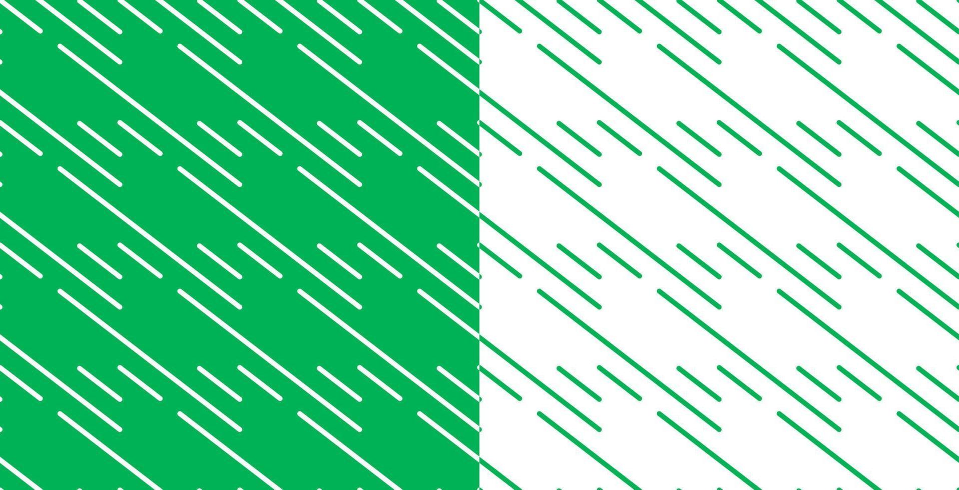 abstrakte geometrische nahtlose minimale Linien grüner und weißer Musterbeschaffenheitshintergrund vektor