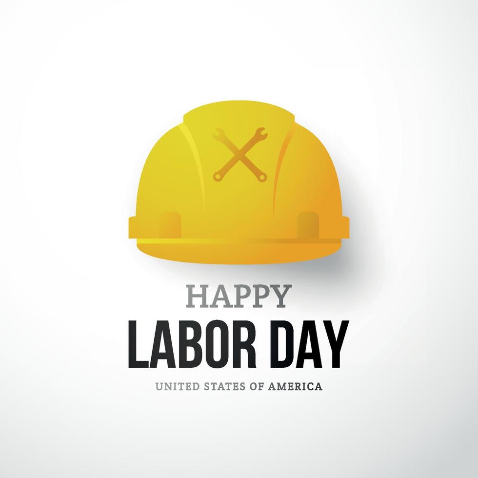 Happy Labor Day Banner. vektor