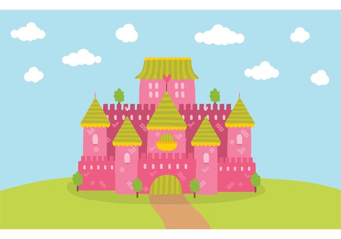 Gratis Princess Castle Vector