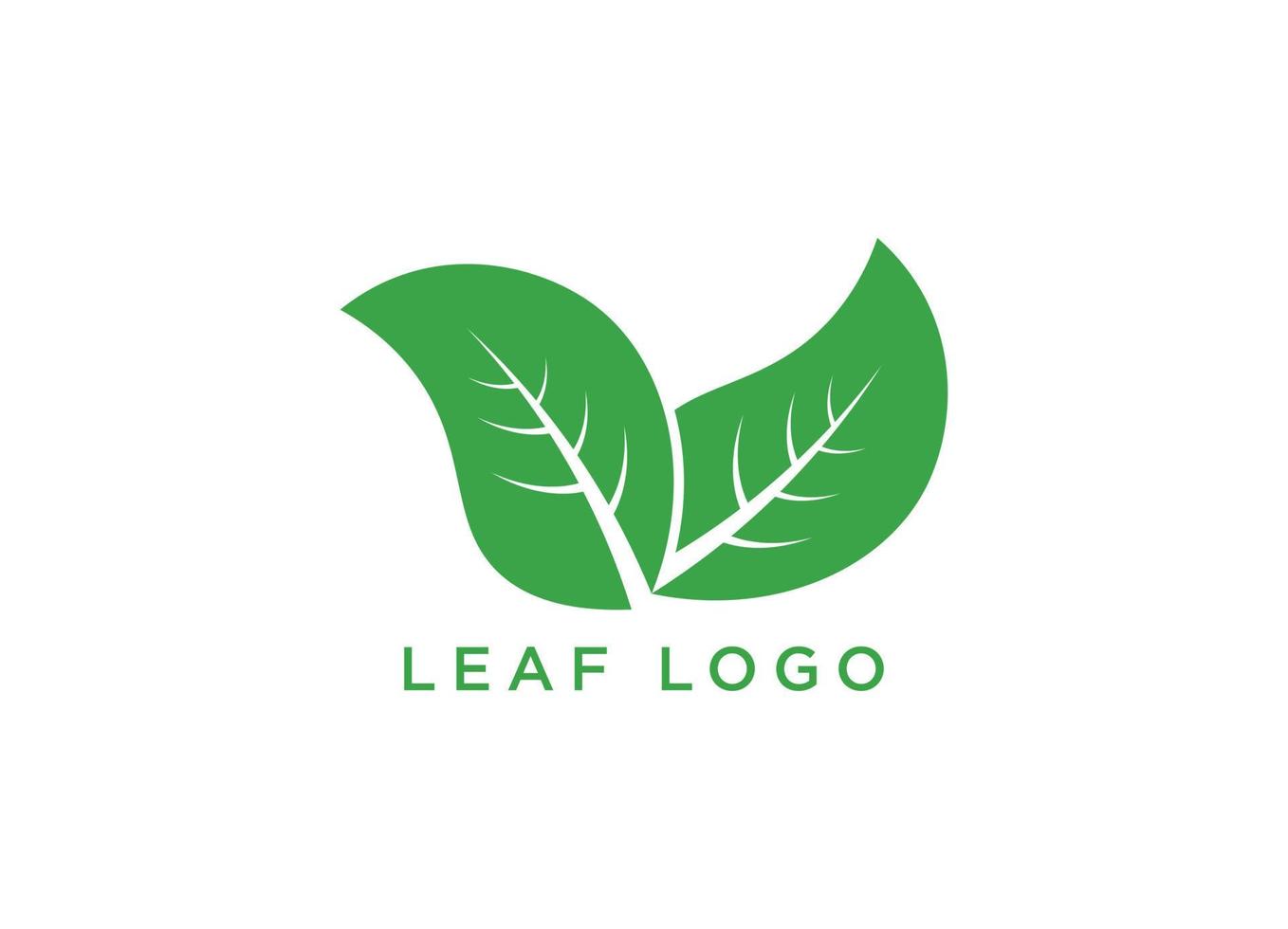 gröna blad logotyp gratis vektor fil