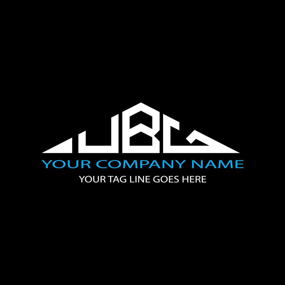 ubg letter logotyp kreativ design med vektorgrafik vektor