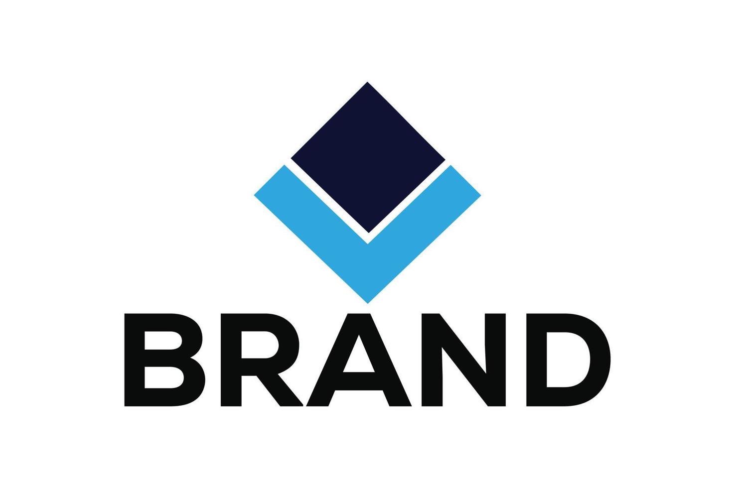 Design-Vorlagenelemente für das Logo-Icon des Buchstaben V. vektor