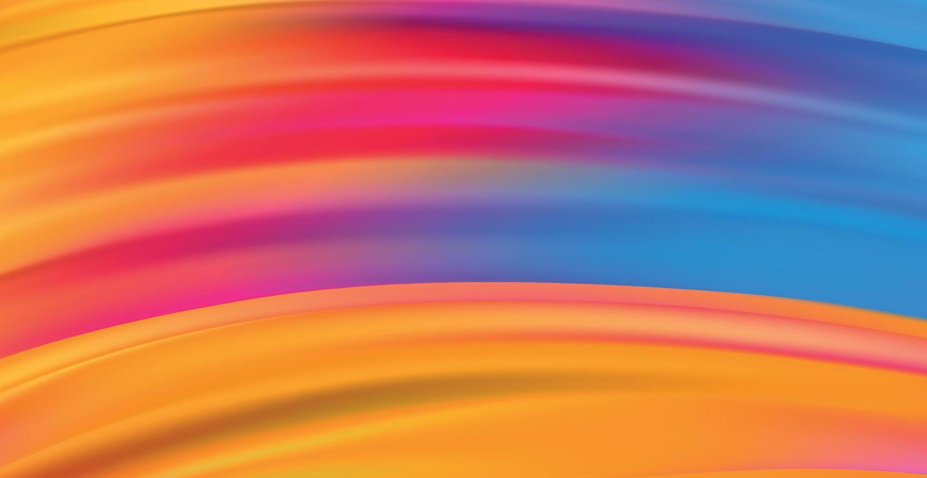 Panorama-Hintergrund Rainbow Abstract Web Template - Vektor