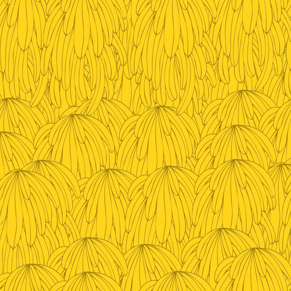 klasar av bananer vektor seamless mönster