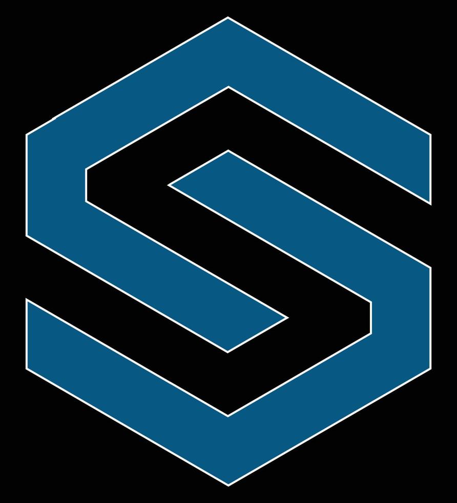 s logotyp vektor design. logotypdesign.