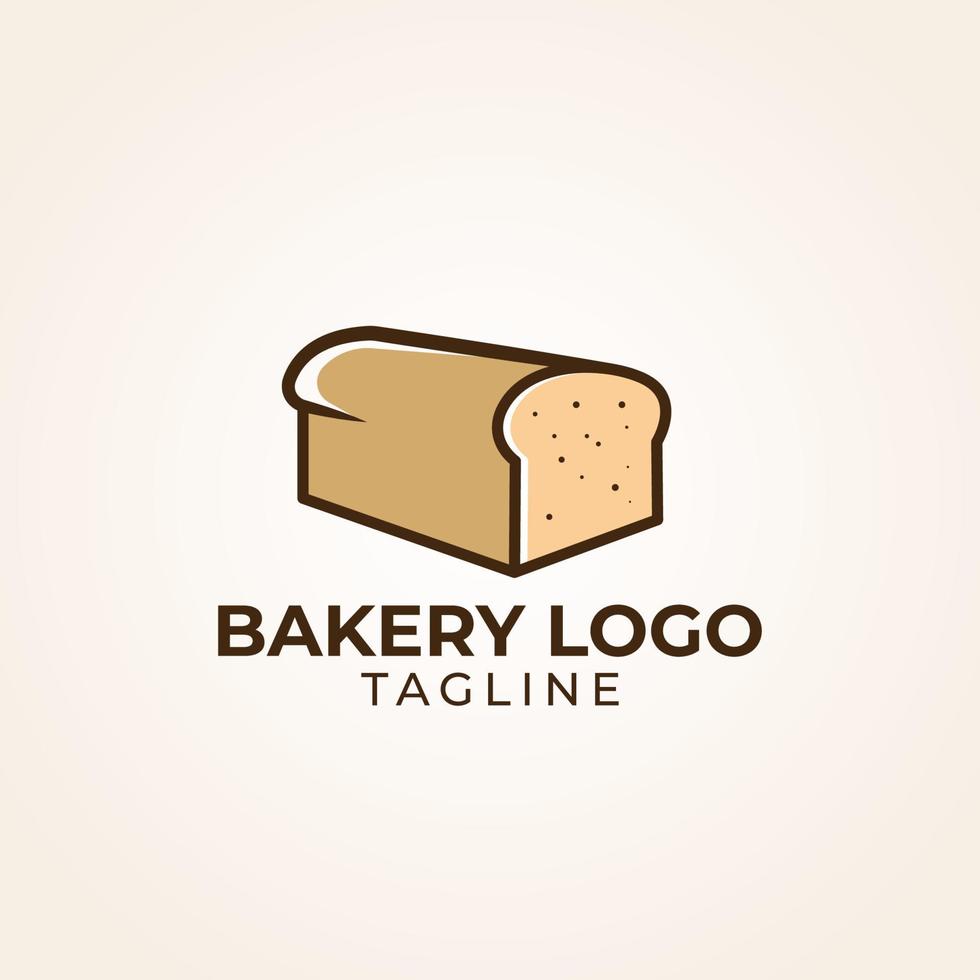 Bäckerei-Brot-Logo vektor