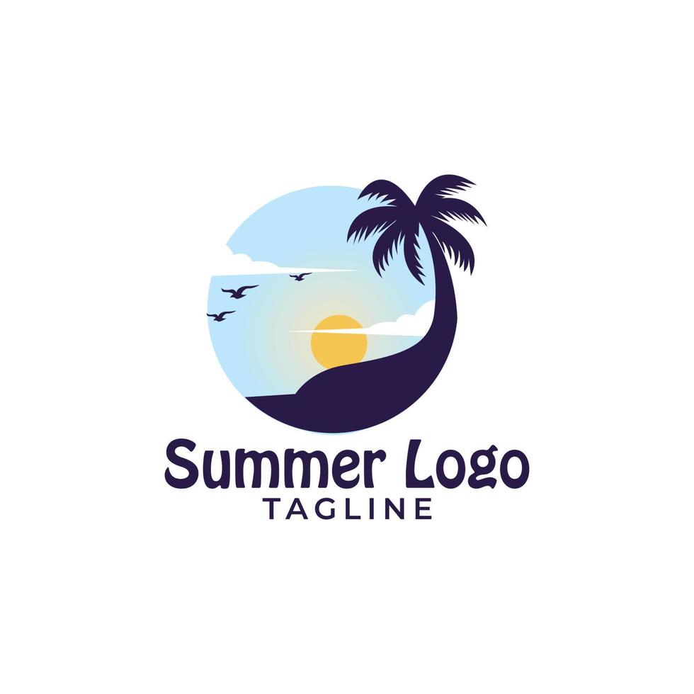 Urlaub Sommer-Logo vektor