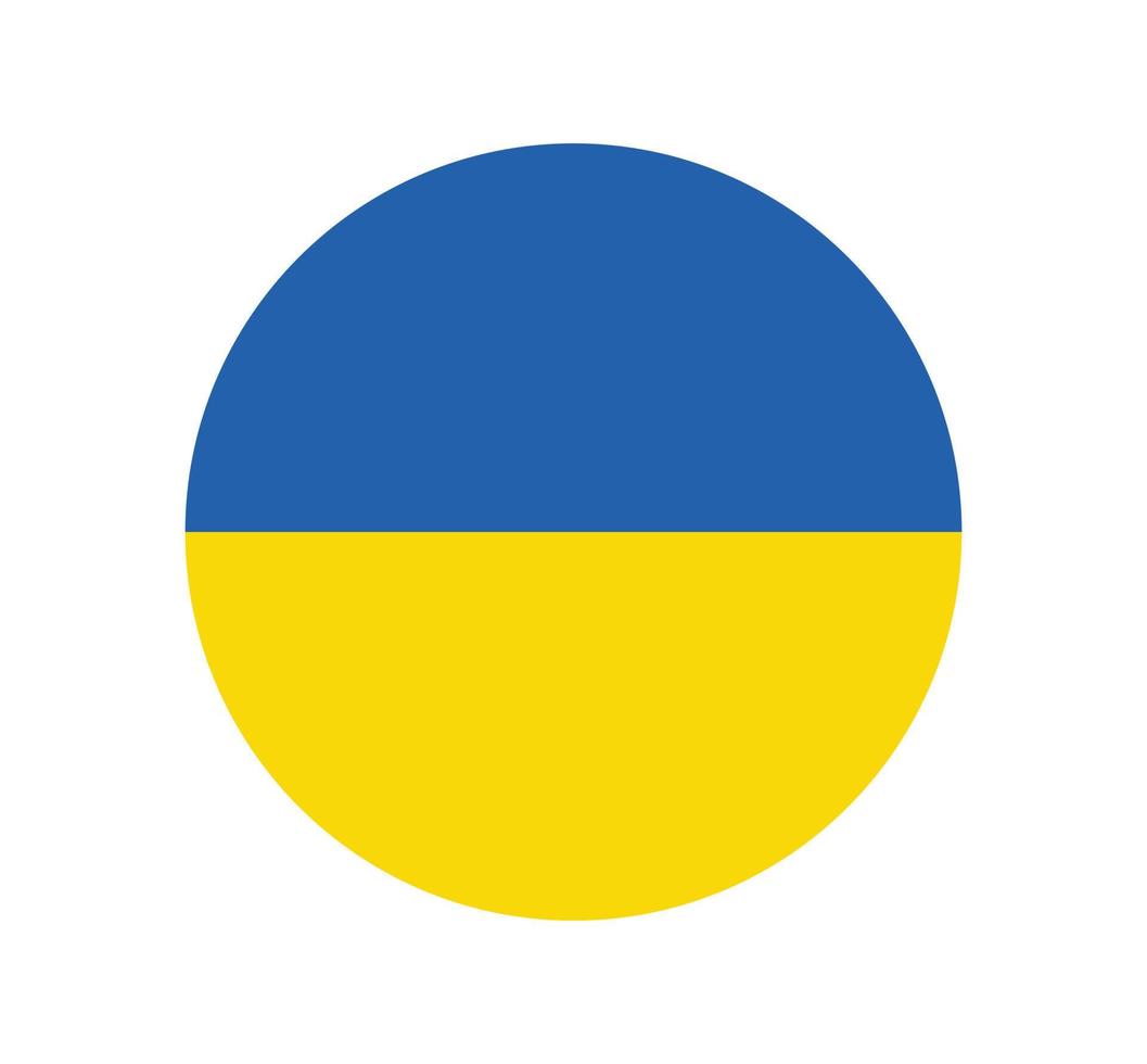 ukraina cirkel ikon enhet fred flagga vård stöd mänskligheten solidaritet frihet självständighet stoppa kriget illustration vektor