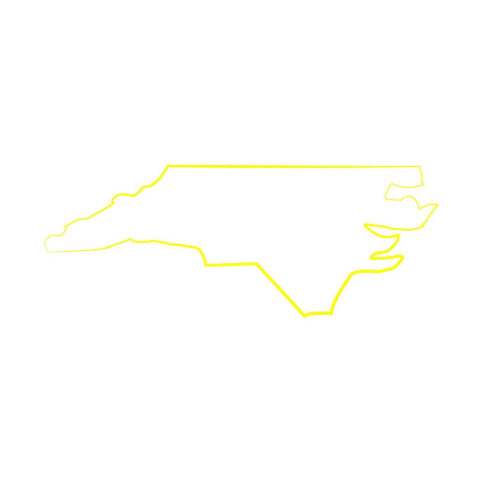 north carolina karta illustrerad vektor