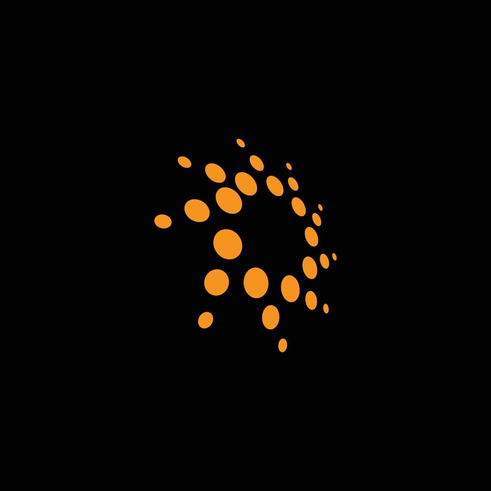 Logo-Vektorpartikel vektor