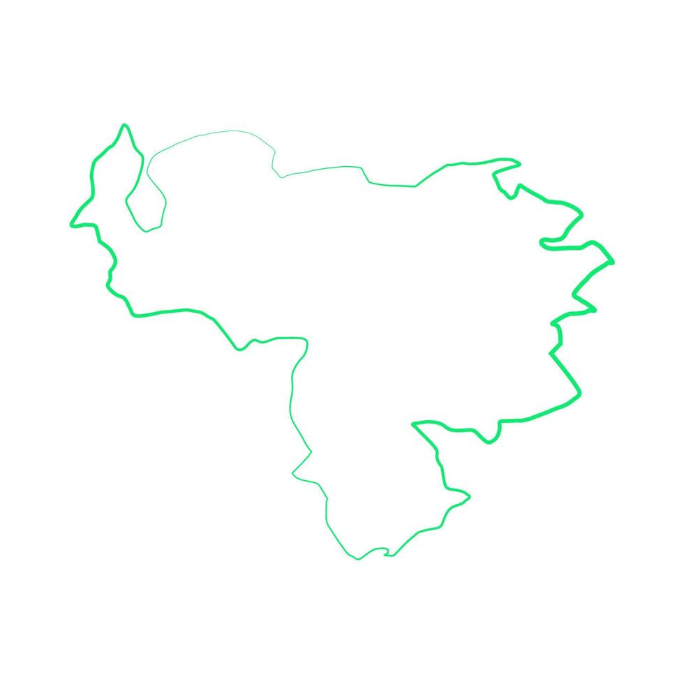 venezuela karte illustriert vektor