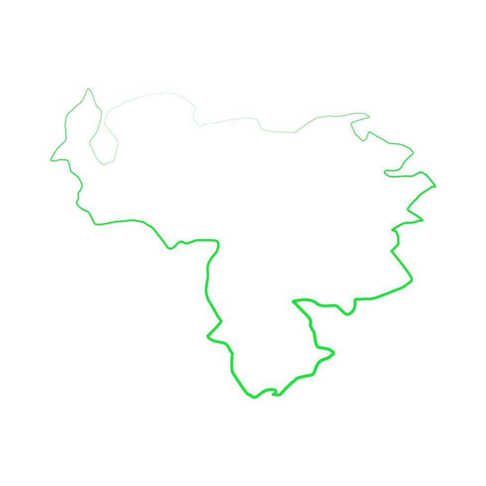 venezuela karte illustriert vektor