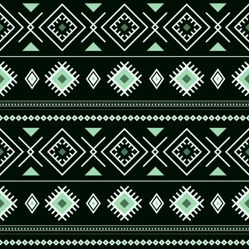 geometrischer Vektor nahtloses Muster im Ethno-Stil. Textildruck im mexikanischen Stil. für Website-Hintergrund, Packpapier und Stoffdesign.