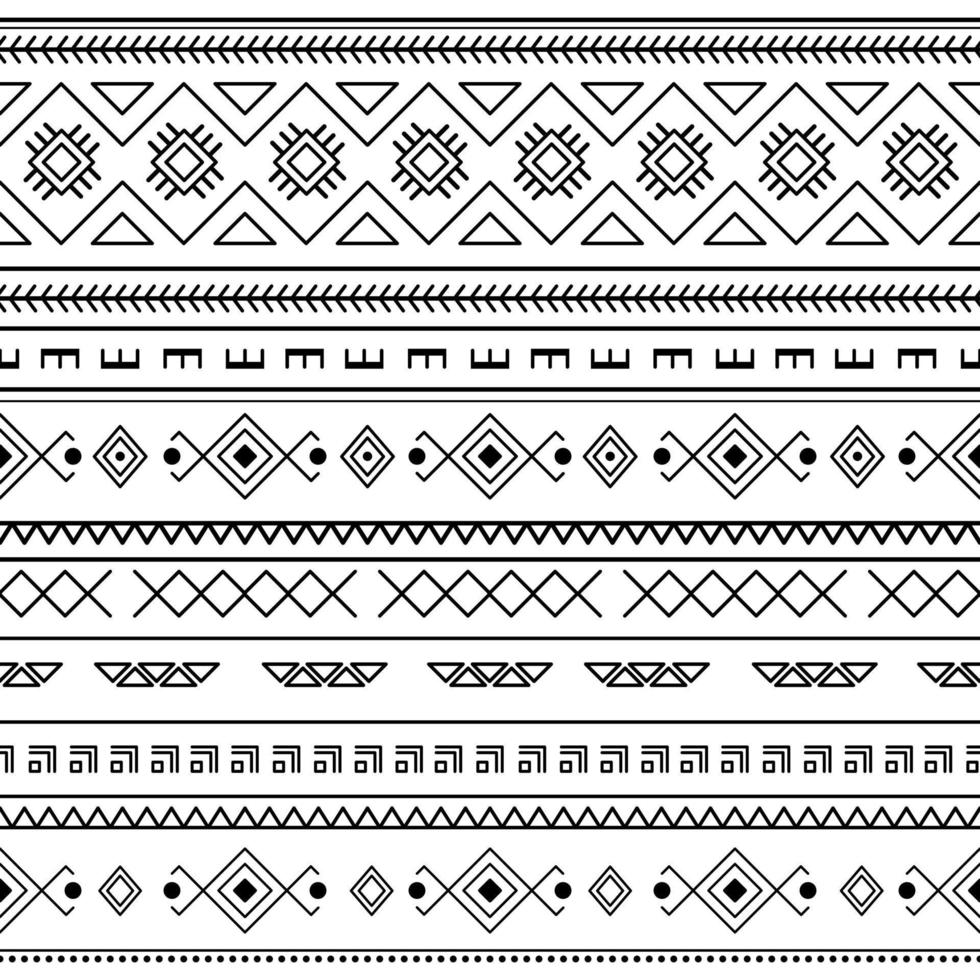 sömlös vektor geometriska mönster. tribal vintage etnisk ritning. tapeter, tygdesign, tyg, papper, förpackningar, vykort.