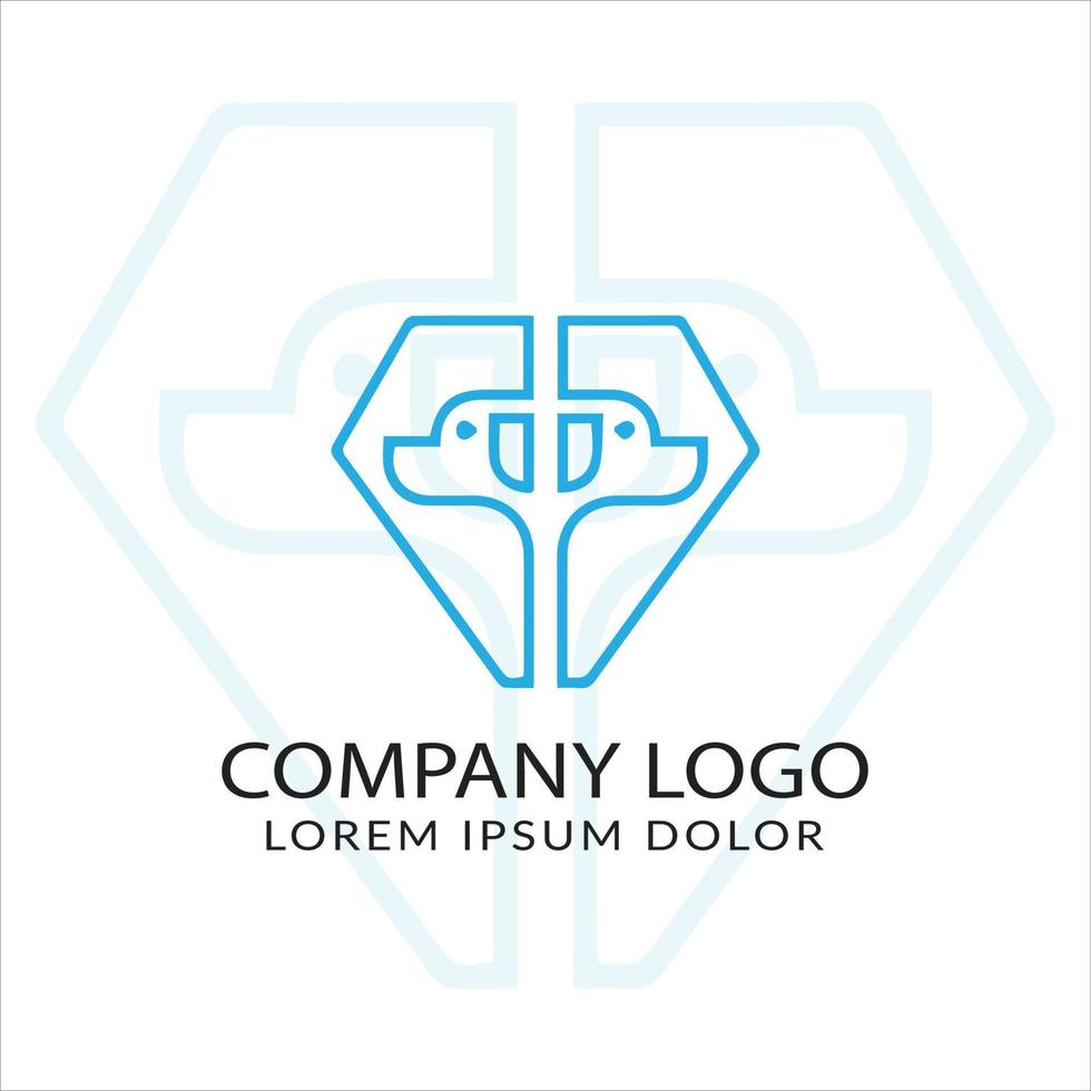 modernes Logo-Branding-Design vektor