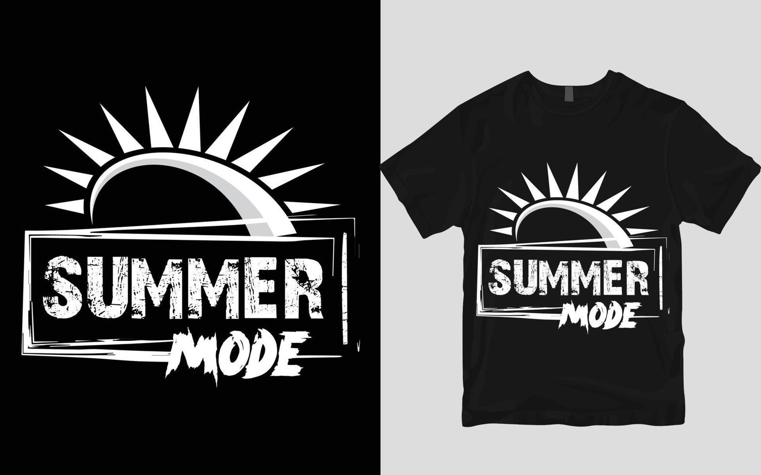 Sommer-T-Shirt-Design vektor