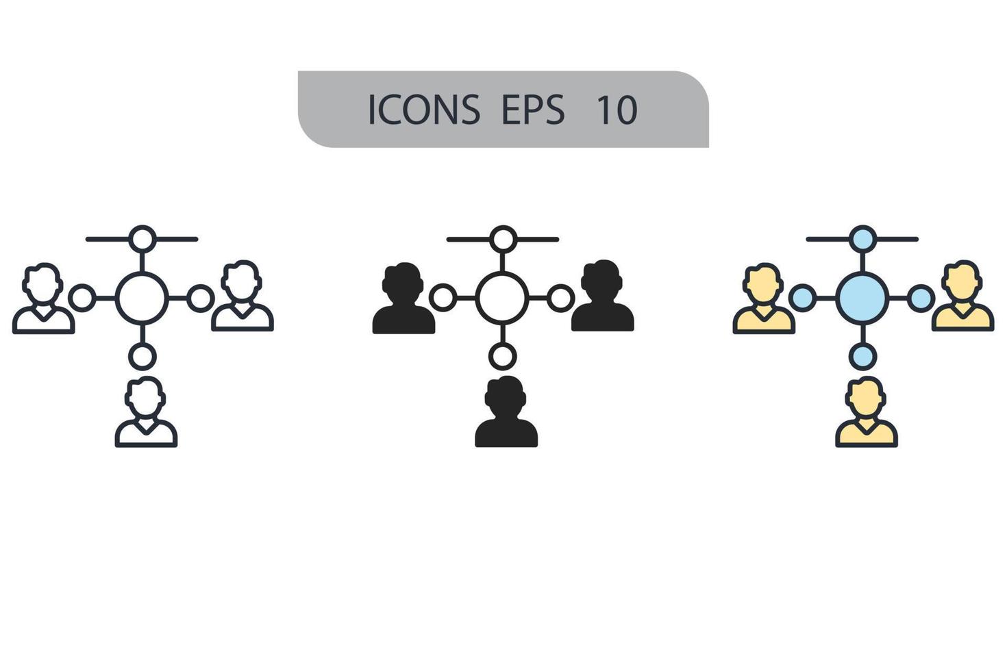 Karten und Stiftsymbole symbolisieren Vektorelemente für das Infografik-Web vektor