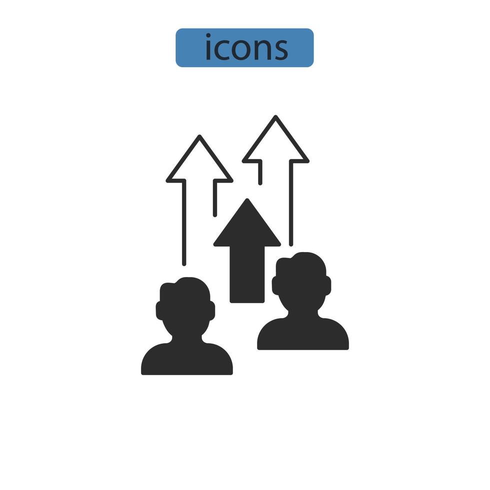 förbättring ikoner symbol vektorelement för infographic webben vektor