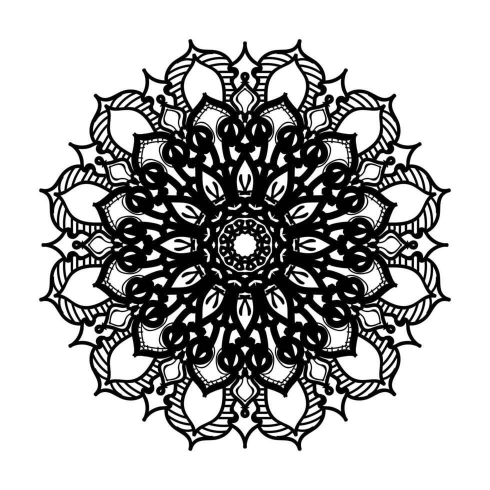 handgezeichnetes Mandala. dekoration in ethnischer orientalischer gekritzelverzierung. vektor