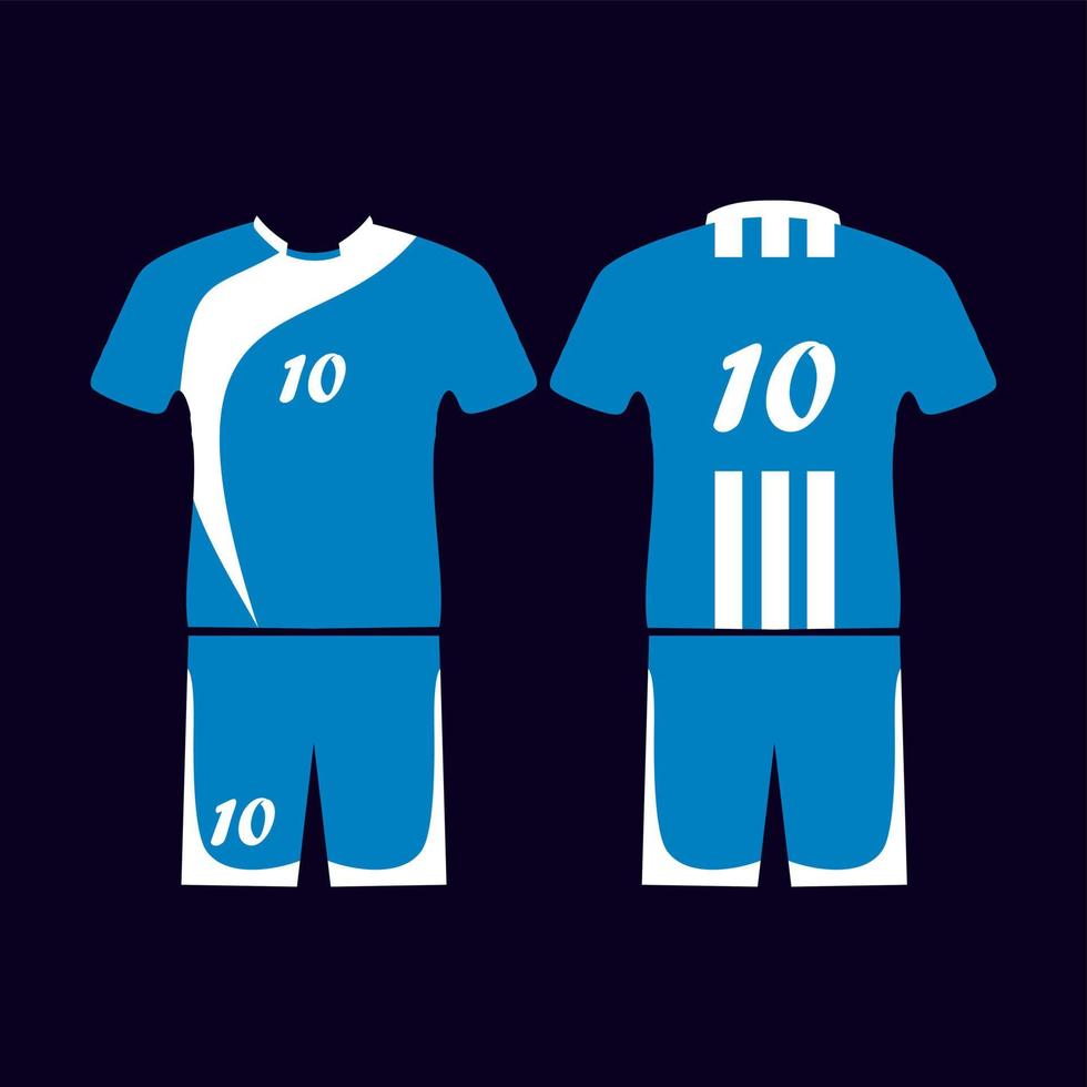 vektor premium design jersey färg svart blå fotbollsklubb