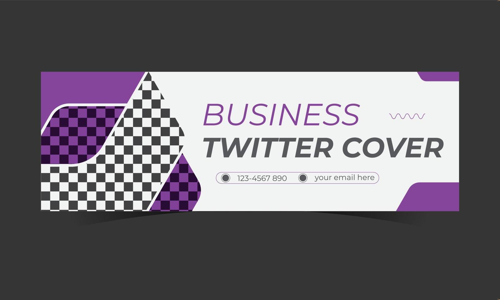 Social-Media-Cover und Header-Design vektor