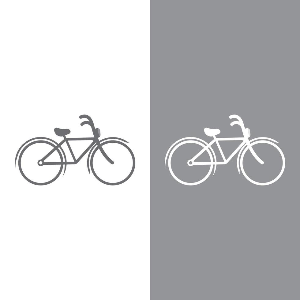 Fahrrad-Logo-Illustrationsdesign vektor