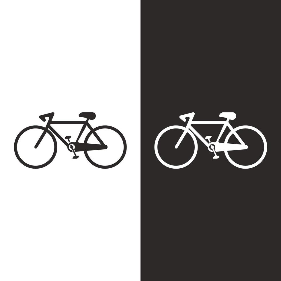 Fahrrad-Logo-Illustrationsdesign vektor