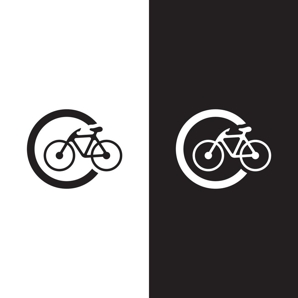 cykel logotyp illustration design vektor