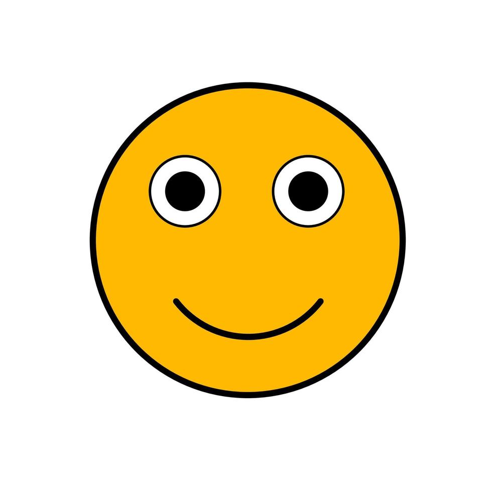 Emoji-Symbol. Emoticon-Design vektor