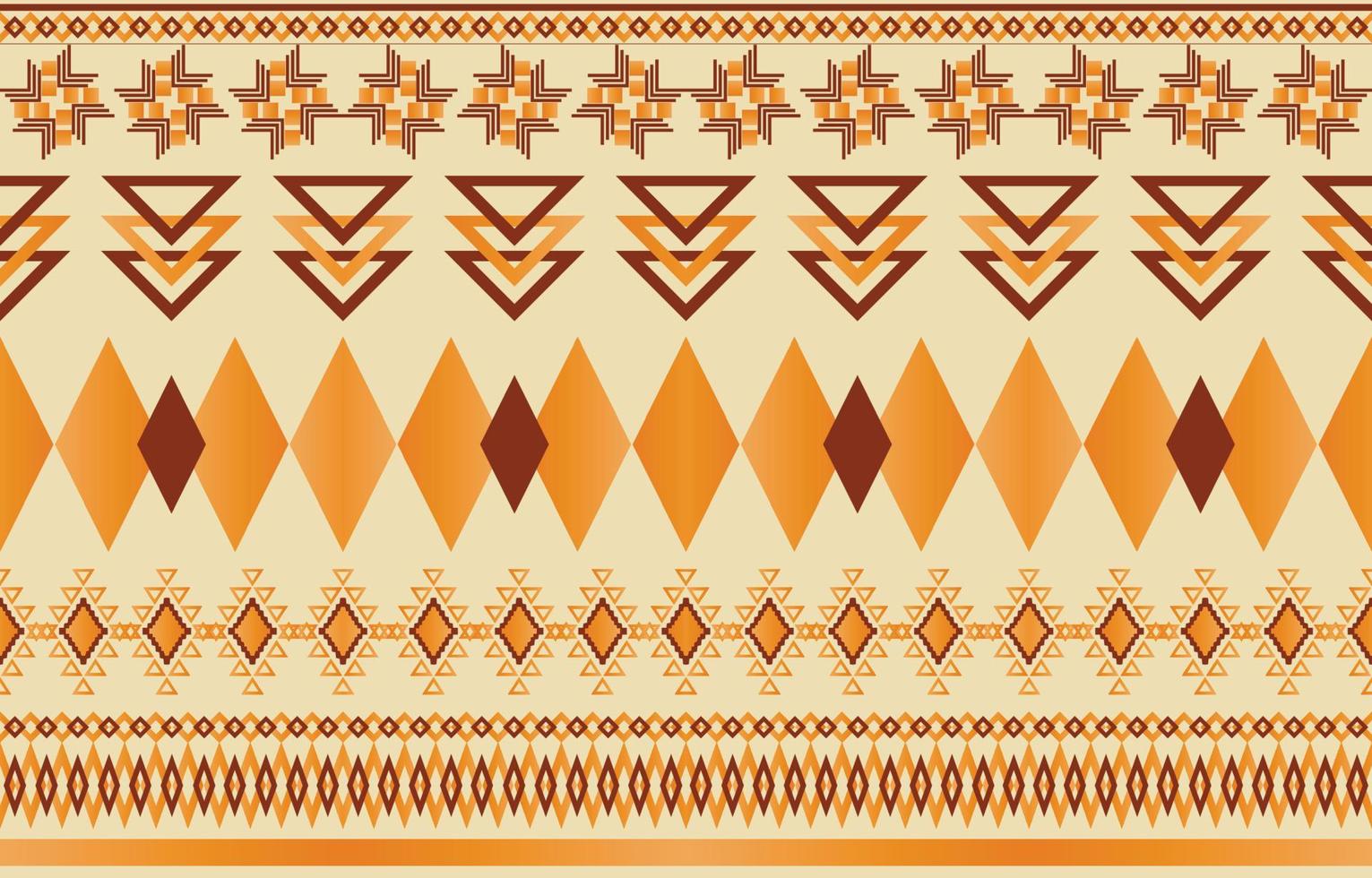 Navajo-Indianer-Stoff nahtloses Muster, geometrischer Stammes-ethnischer traditioneller Hintergrund, Design-Elemente, Design für Teppich, Tapete, Kleidung, Teppich, Interieur, Stickerei-Vektor-Illustration. vektor