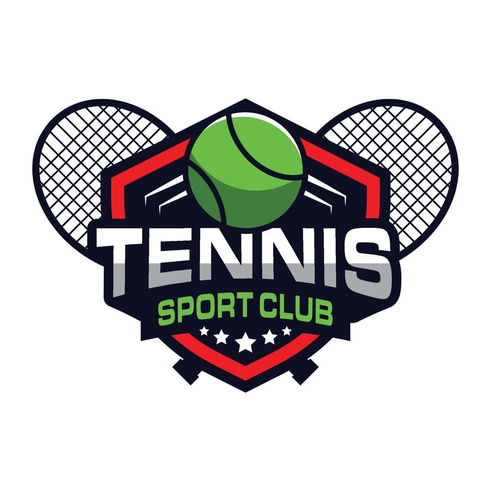 Tennis-Logo-Design, Sport-Logo vektor