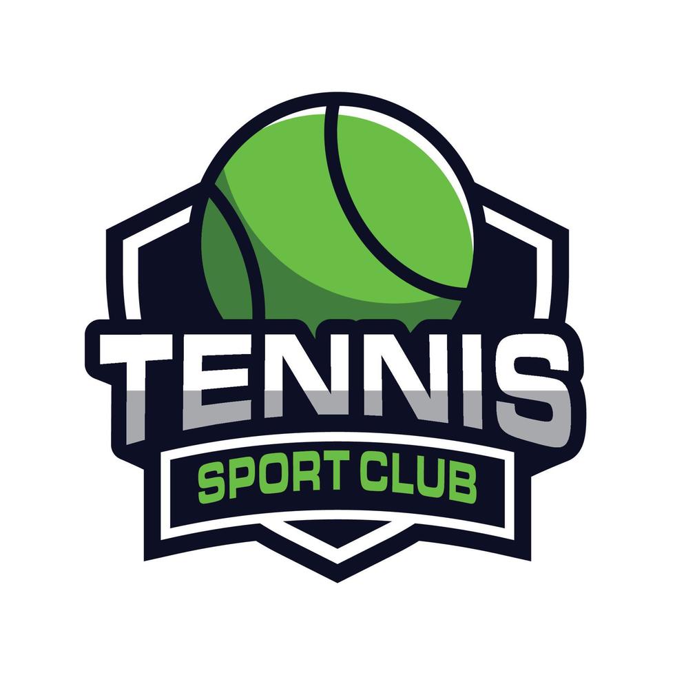 Tennis-Logo-Design, Sport-Logo vektor