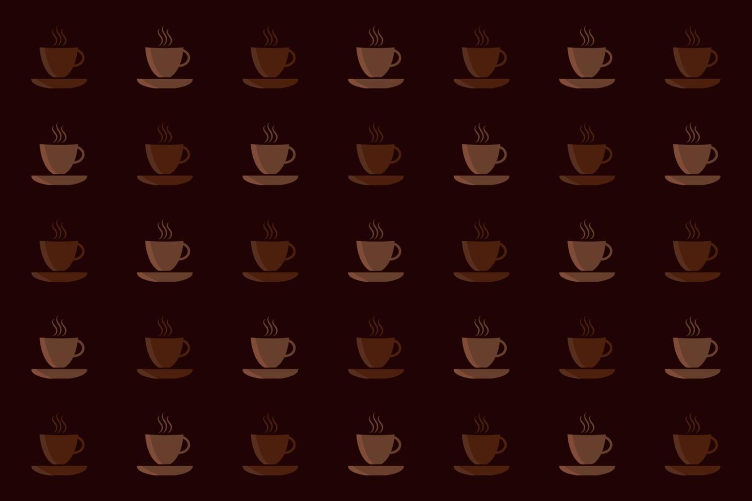 kaffekopp abstrakt sömlösa mönster bakgrundsstruktur vektor