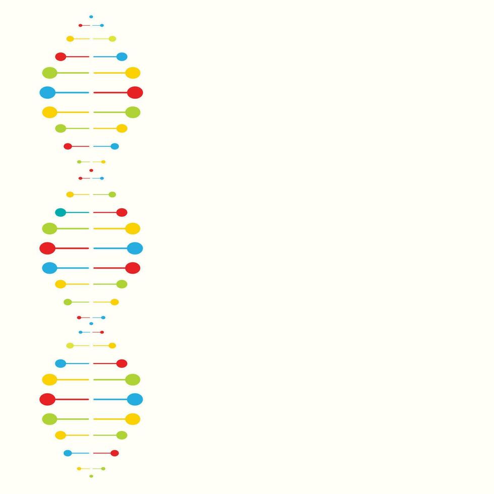 vektorhintergrund der dna-doppelhelix vektor