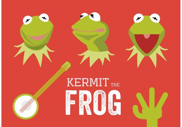 Kermit grodvektorerna vektor