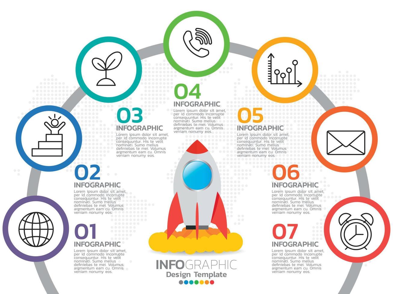 tidslinje infographic design vektor och marknadsföring ikoner