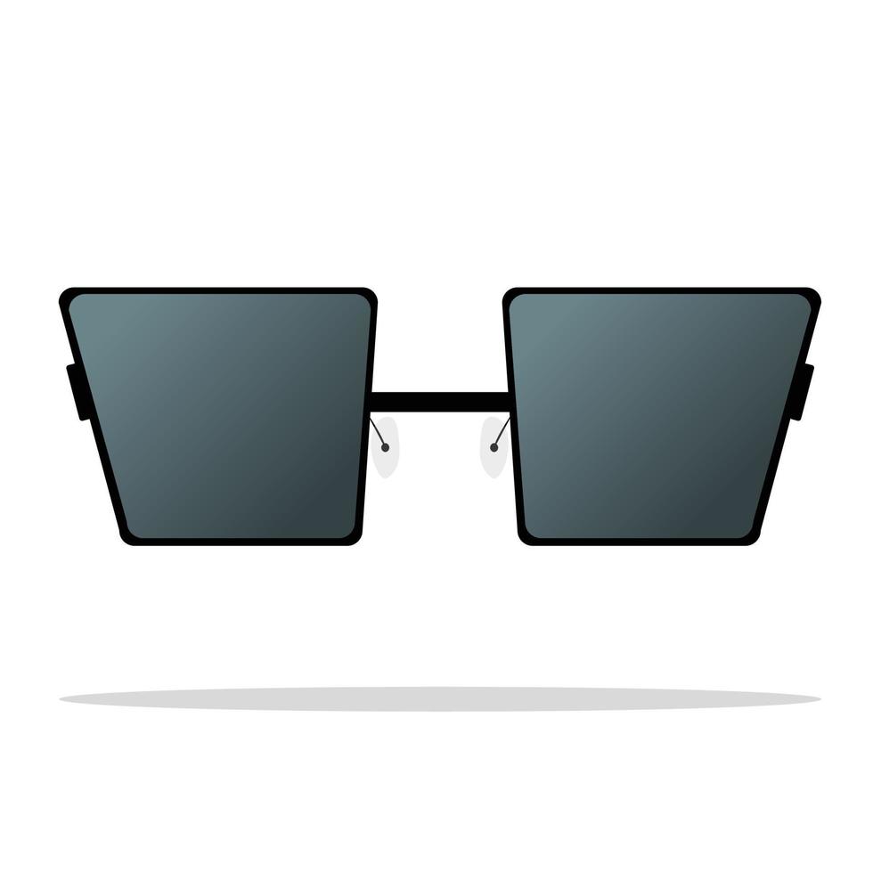 sommar solglasögon isolerade på vitt. vektor illustration