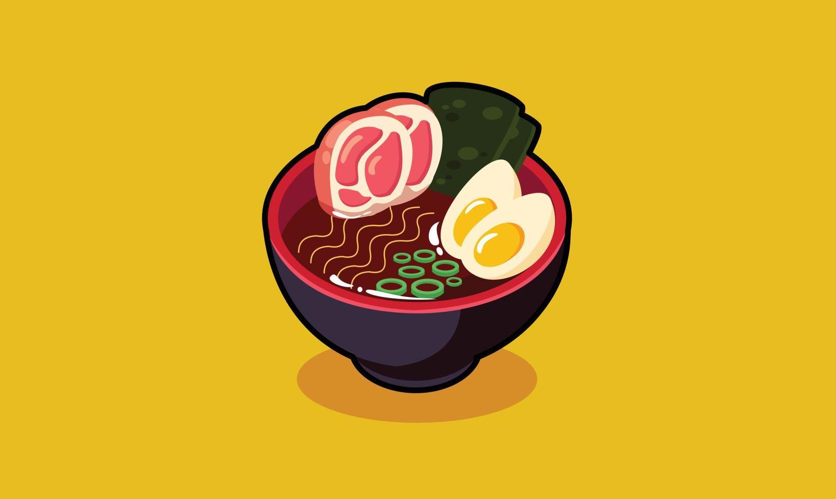 ramen mat vektorillustration vektor