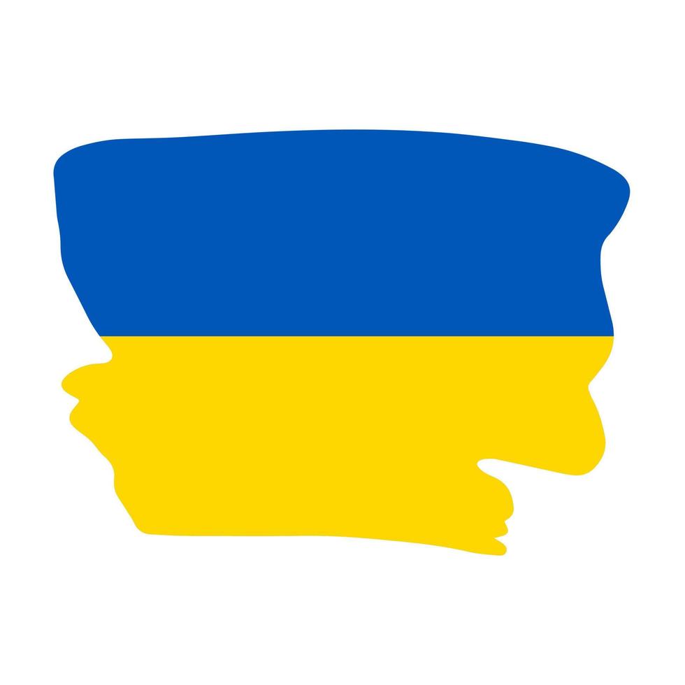ukrainische nationalflagge vektor