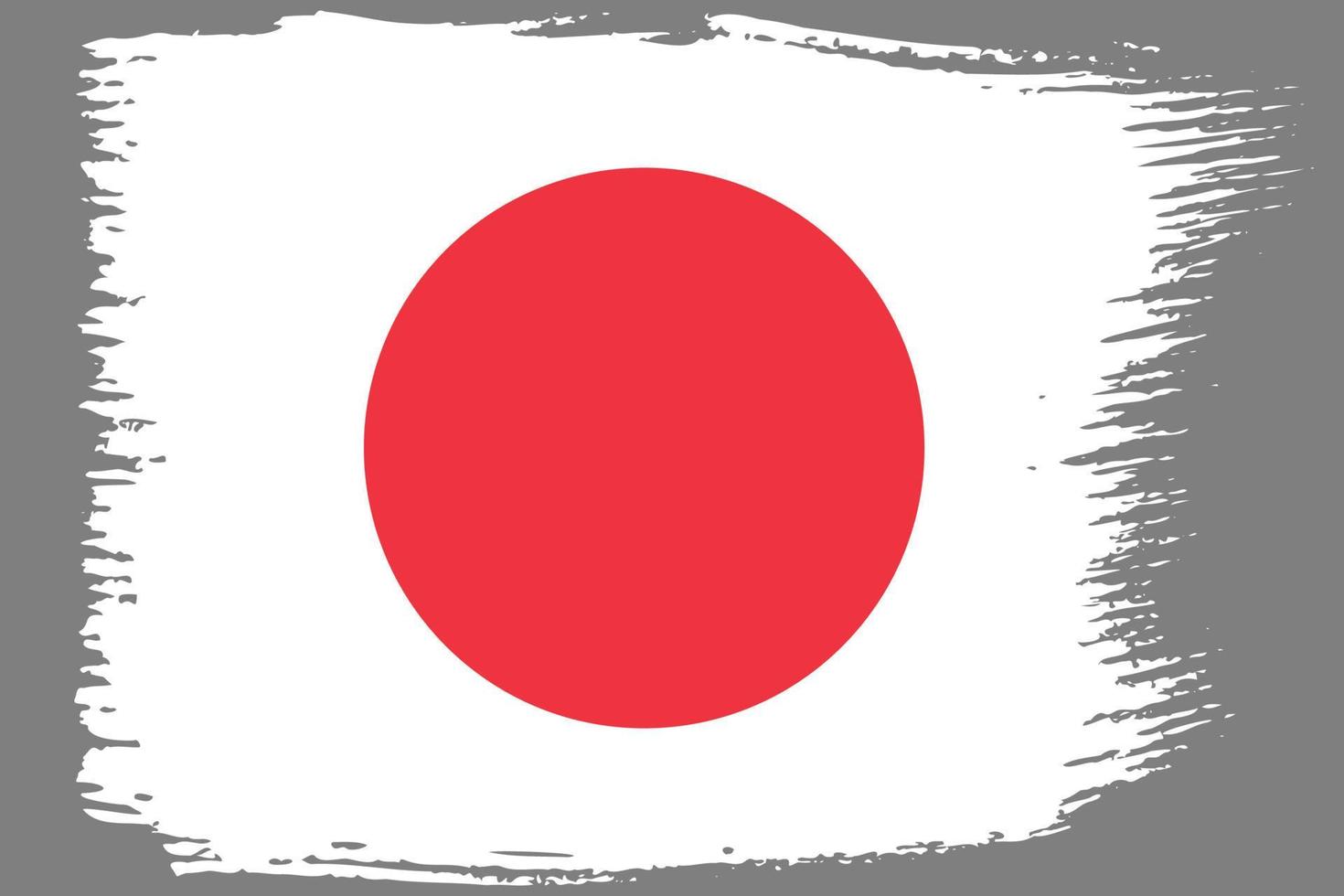 japanische Nationalflagge vektor