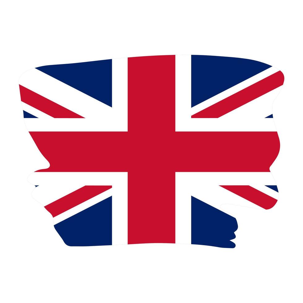 Nationalflagge des Vereinigten Königreichs vektor