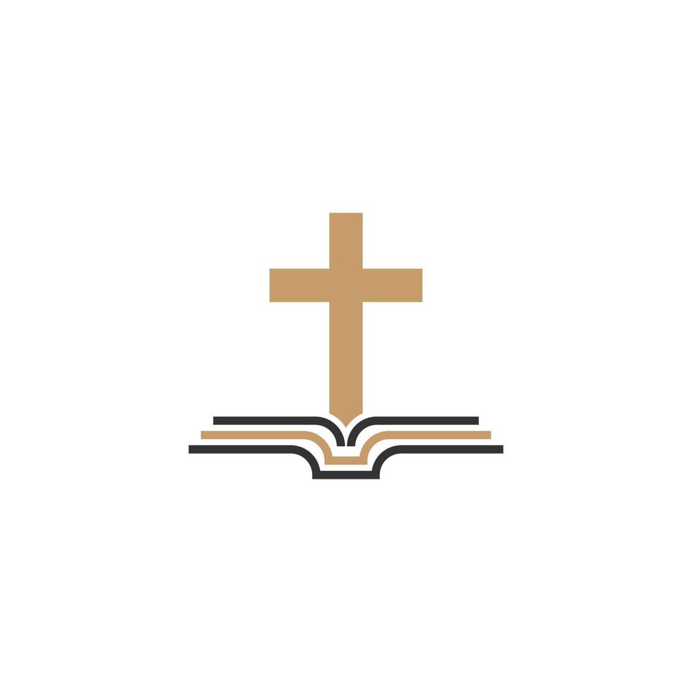 kyrkan symbol ikon illustration vektor