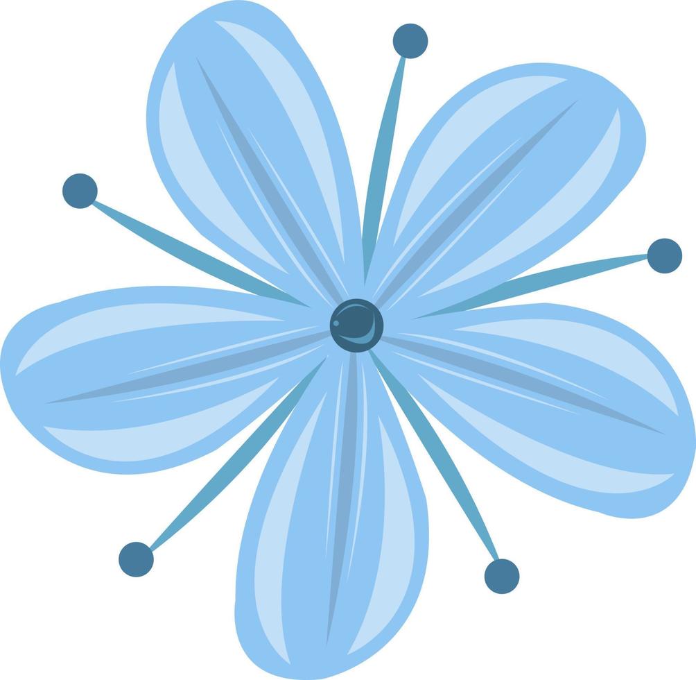 cape leadwort blomma vektor konst för grafisk design och dekorativa element